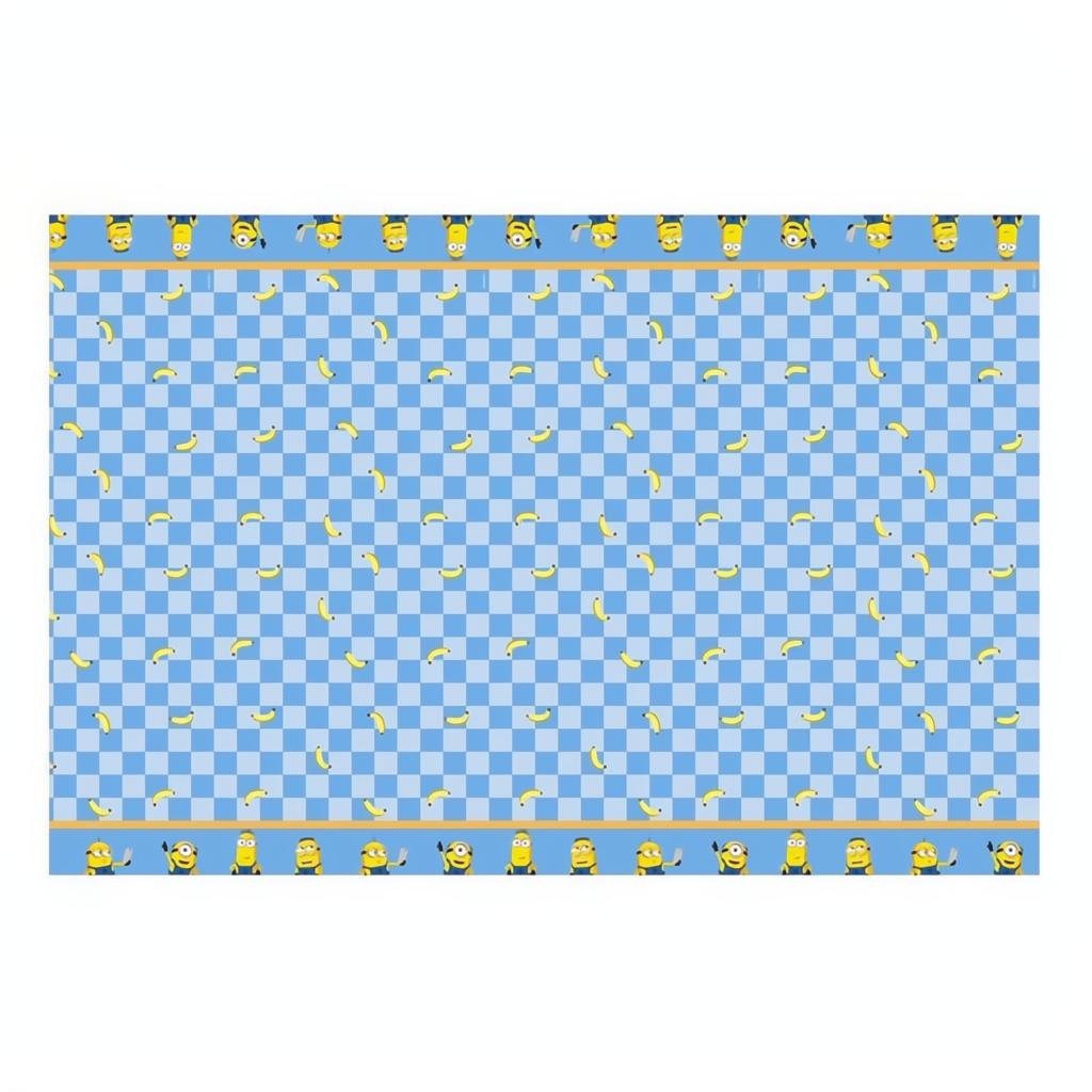 Papier-Tischdecke Minions, 180x120 cm PartyDeco 1