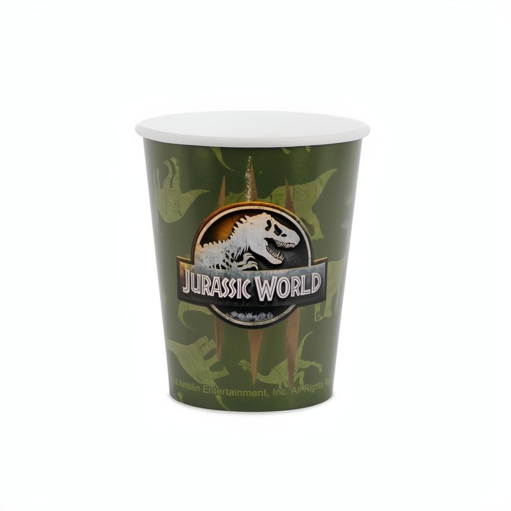 Papierbecher Jurassic World, 250 ml PartyDeco 1