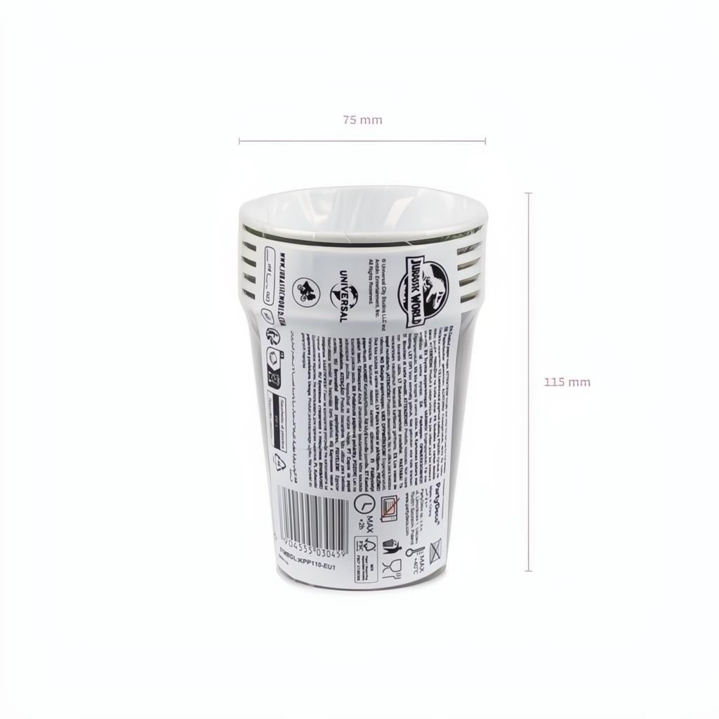 Papierbecher Jurassic World, 250 ml PartyDeco 4