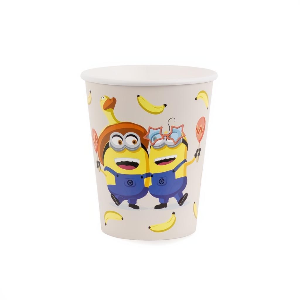 Papierbecher Minions, 250 ml PartyDeco 1