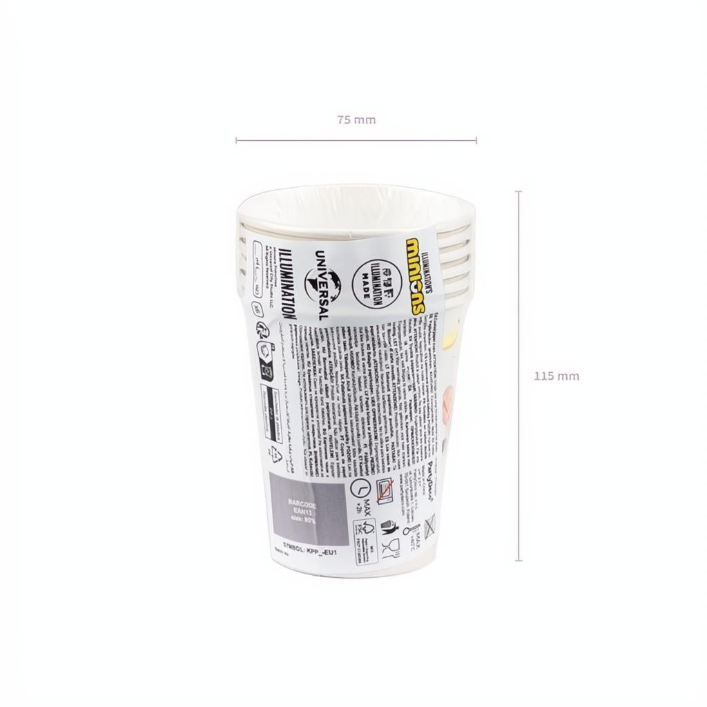 Papierbecher Minions, 250 ml PartyDeco 6
