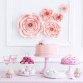 Papierblumen, rosa PartyDeco 3