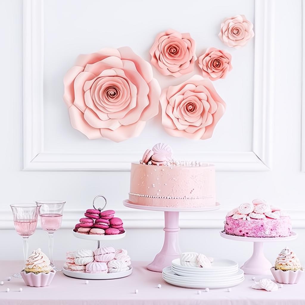 Papierblumen, rosa PartyDeco 3