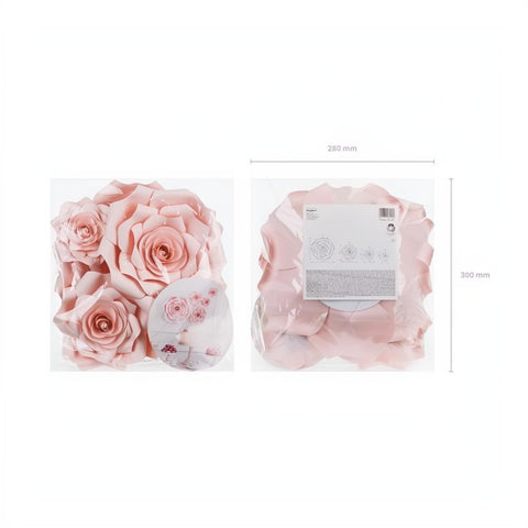 Papierblumen, rosa PartyDeco 4
