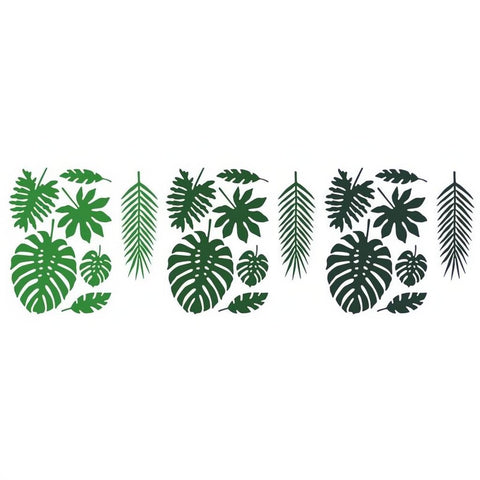 Papierdekoration Aloha - Tropische Blätter PartyDeco 1