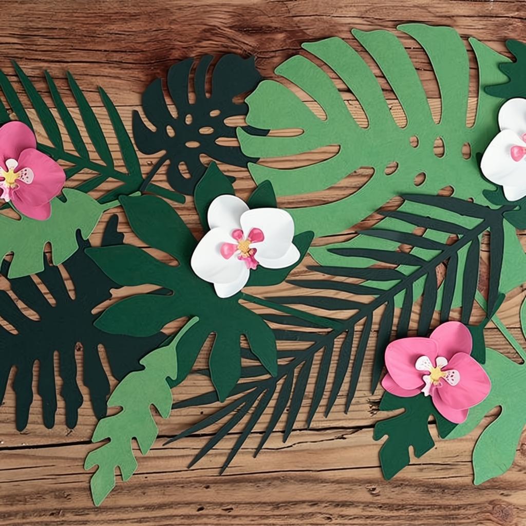 Papierdekoration Aloha - Tropische Blätter PartyDeco 3