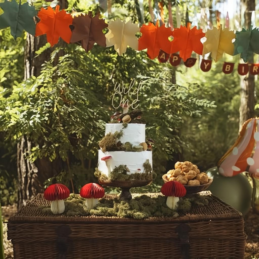 Papiergirlande Blätter, 3m PartyDeco 2