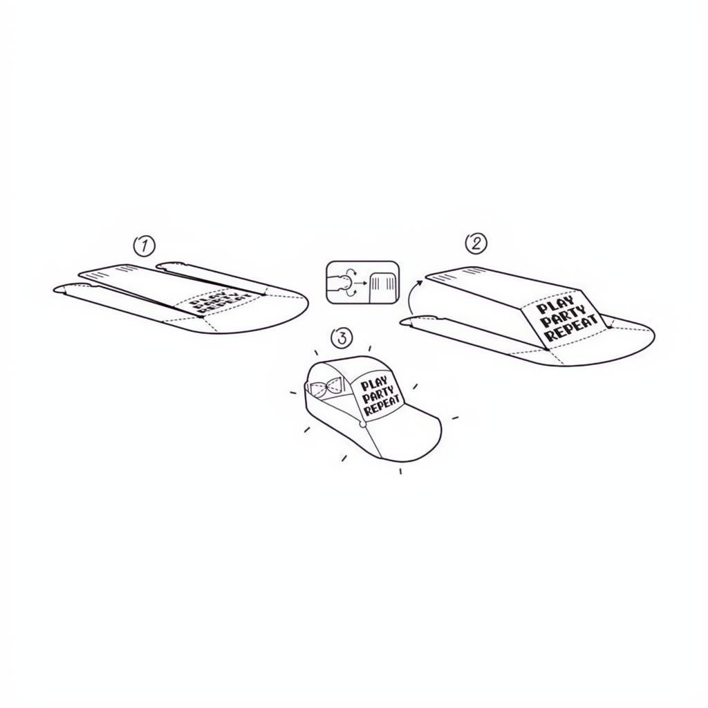 Papierhüte Gamer, 38.5x18.5 cm, schwarz PartyDeco 5