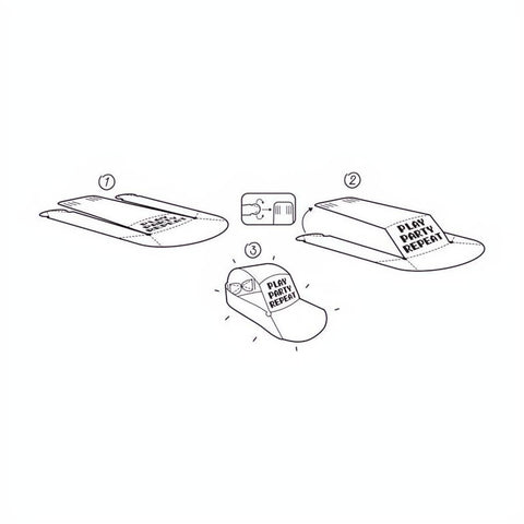 Papierhüte Gamer, 38.5x18.5 cm, schwarz PartyDeco 5