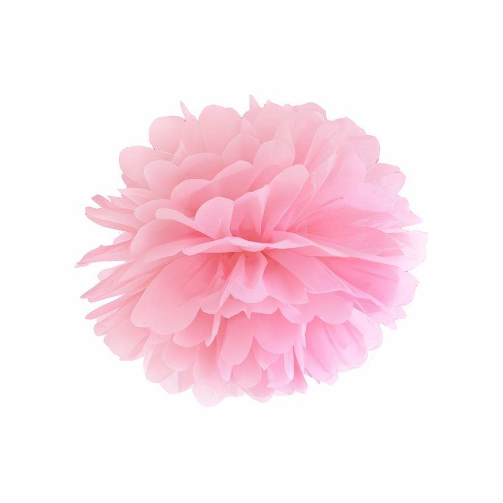 Papierpompons, hellrosa, 25cm PartyDeco 1