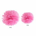 Papierpompons, rosa, 25cm PartyDeco 2