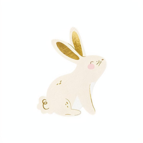 Papierservietten Bunny, 12.5x16 cm PartyDeco 1