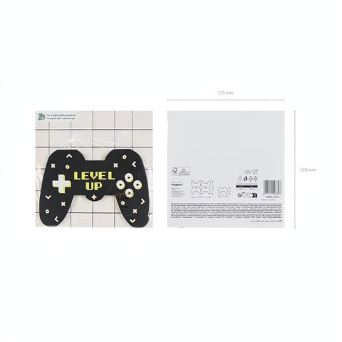 Papierservietten Gamepad, 11.5x16 cm PartyDeco 5
