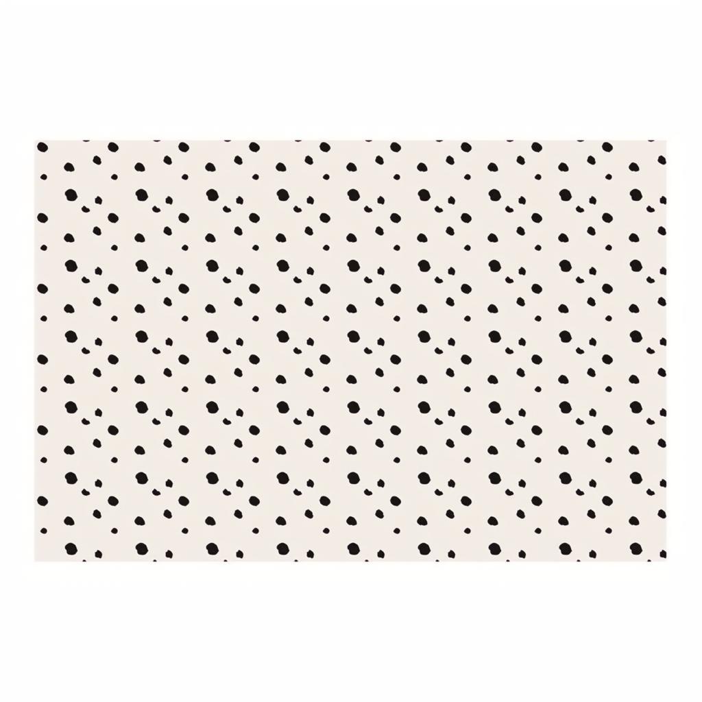 Papiertischdecke Dalmatiner-Punkte, 180 x 120 cm PartyDeco 1