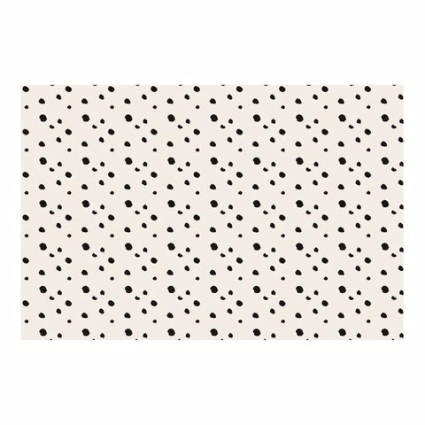 Papiertischdecke Dalmatiner-Punkte, 180 x 120 cm PartyDeco 1