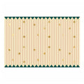 Papiertischdecke Dünne Streifen und Sterne, 180 x 120 cm PartyDeco 1