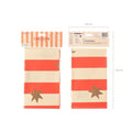 Papiertischdecke Sterne und Streifen, 180 x 120 cm PartyDeco 5