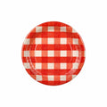 Pappteller kariert, 27 cm PartyDeco 1