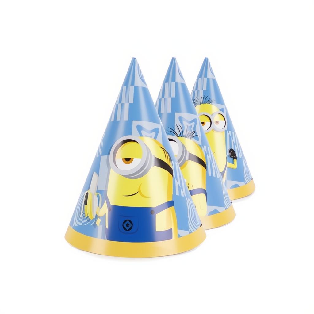 Partyhütchen Minions, 16 cm PartyDeco 1