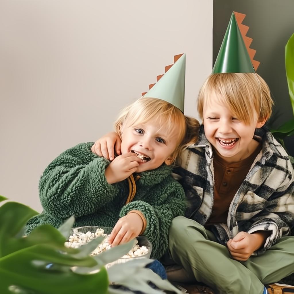 Partyhüte Dinosaurier, 14 cm PartyDeco 4