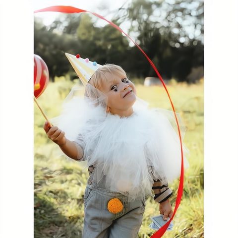 Partyhüte mit Pompons, 16 cm PartyDeco 6