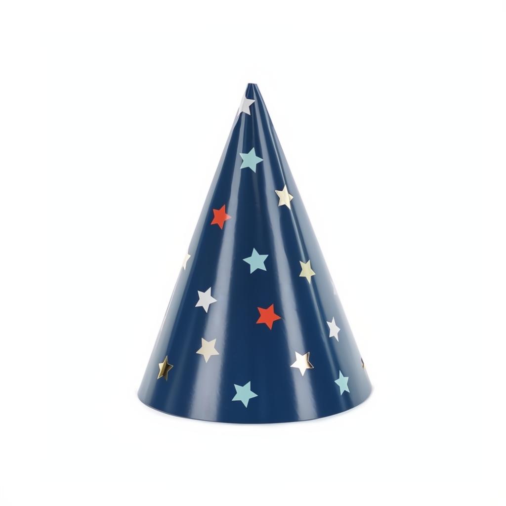 Partyhüte Sterne, 16 cm PartyDeco 1