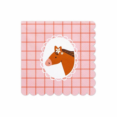 Pferd-Servietten, 33x33 cm PartyDeco 1