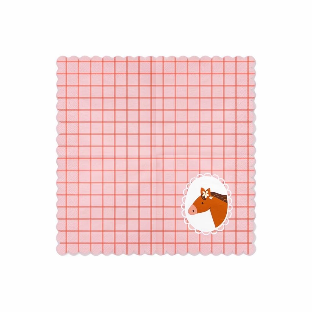 Pferd-Servietten, 33x33 cm PartyDeco 2