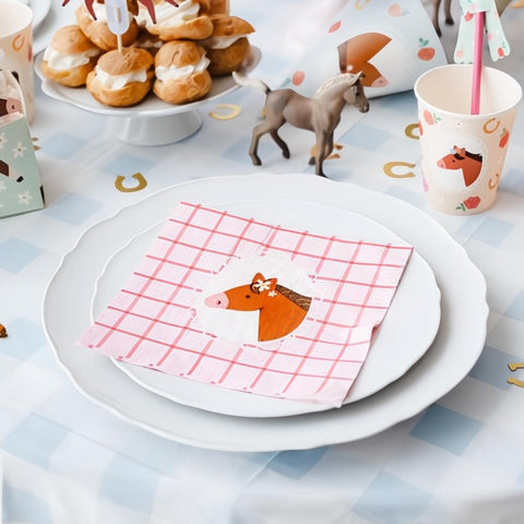 Pferd-Servietten, 33x33 cm PartyDeco 3