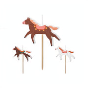 Pferde-Geburtstagskerzen PartyDeco 1
