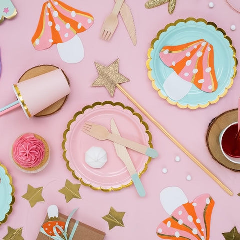 Pilz-Servietten, 13x13,5cm PartyDeco 2