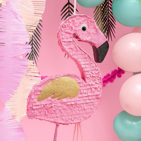 Piñata - Flamingo, 25x55x8cm PartyDeco 2
