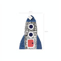 Piñata - Rakete, 45,5x69,5x14cm PartyDeco 5