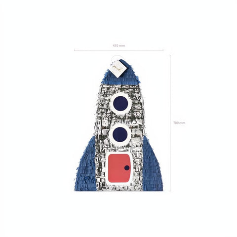 Piñata - Rakete, 45,5x69,5x14cm PartyDeco 5