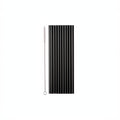 Plastikstrohhalme, 23 cm, schwarz PartyDeco 1