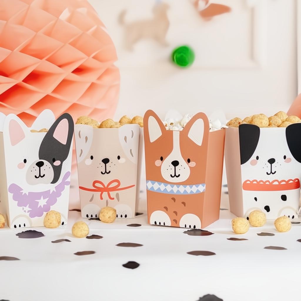 Popcorn-Boxen Hunde, 8,7x8,7 cm PartyDeco 3