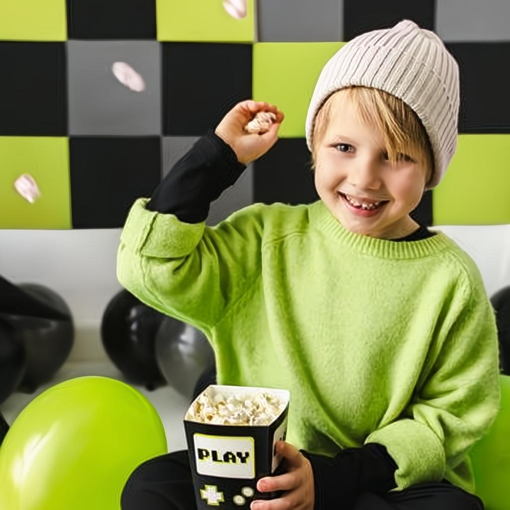 Popcornboxen Play, 7x7x12 cm PartyDeco 3