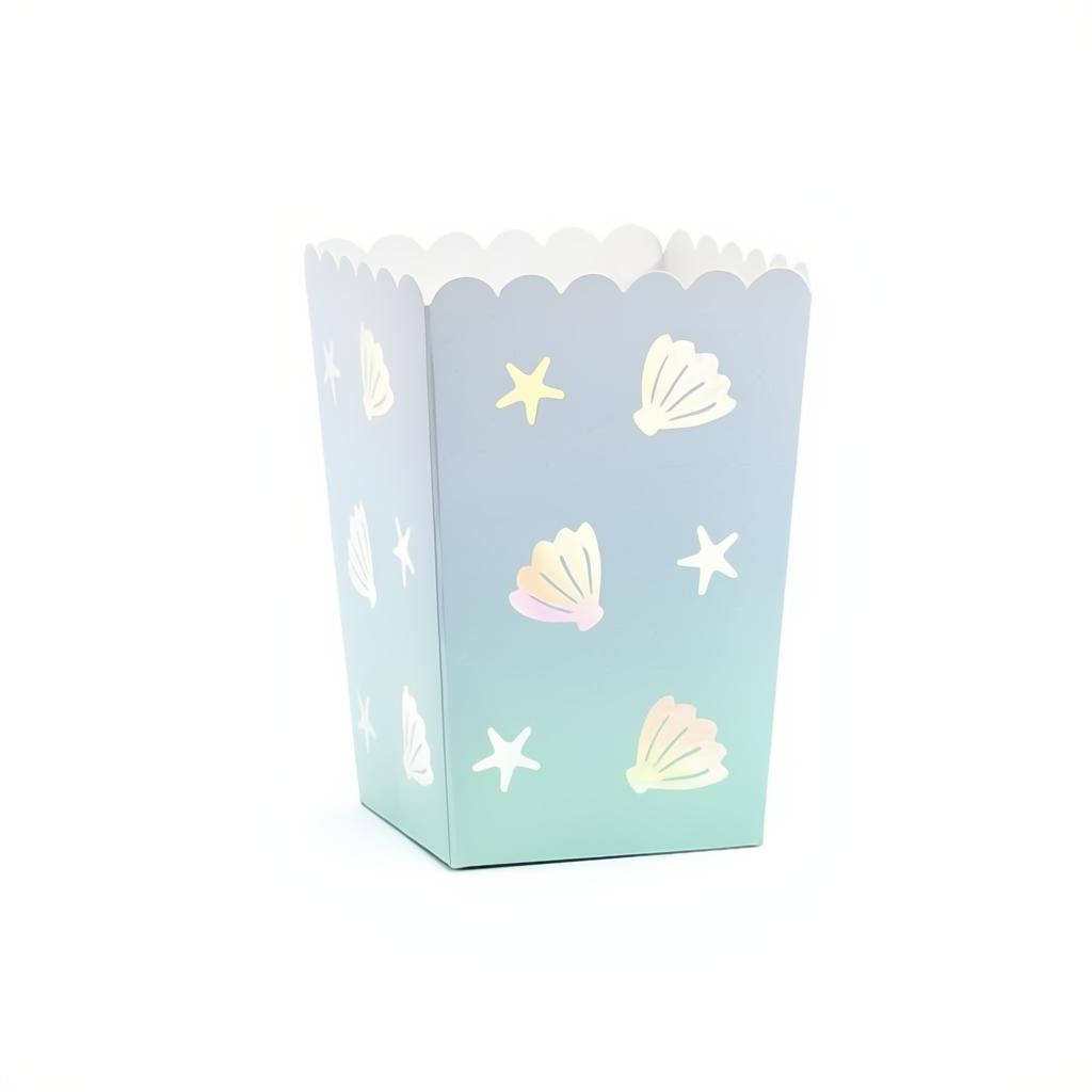 Popcorndosen Narwal, 7x7x12,5cm PartyDeco 1