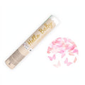Rohr Girl schiesst rosa Schmetterlinge, 20 cm PartyDeco 1