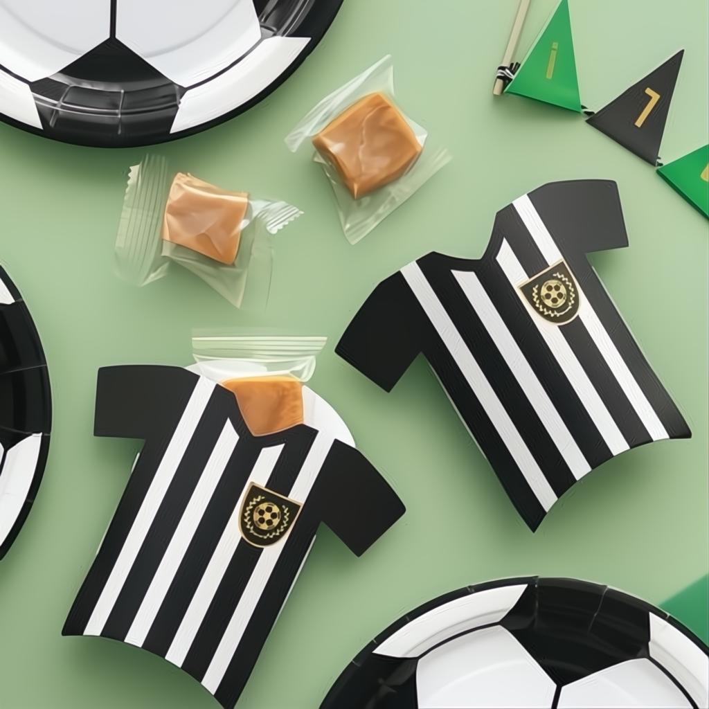 Schachteln Fussballtrikots, 12x11x2,5cm PartyDeco 2