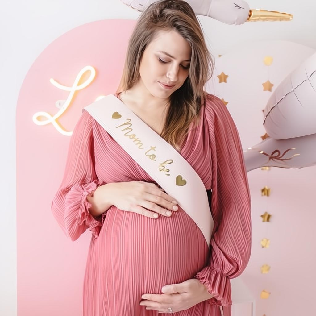 Schärpe Mom to be, hellrosa, 75 cm PartyDeco 2