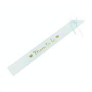 Schärpe Mom to be, light tiffany blue, 75 cm PartyDeco 1