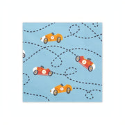 Servietten Autos, 33x33 cm, Gold PartyDeco 1
