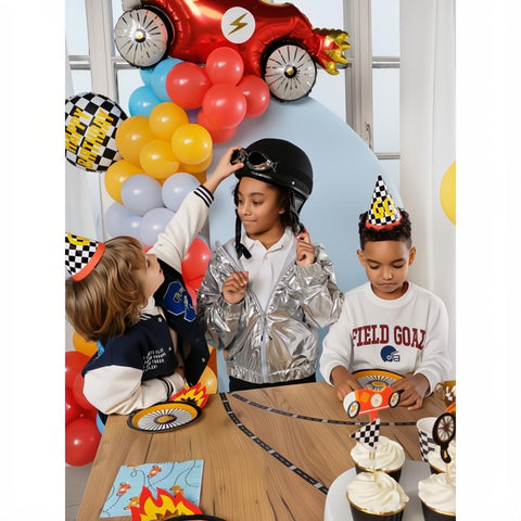 Servietten Autos, 33x33 cm, Gold PartyDeco 7