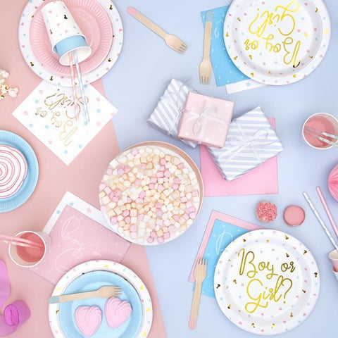 Servietten - Boy or Girl?, 33x33cm. PartyDeco 4