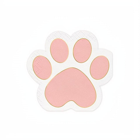 Servietten - Katzenpfoten, 15,5 x 14,5 cm PartyDeco 1