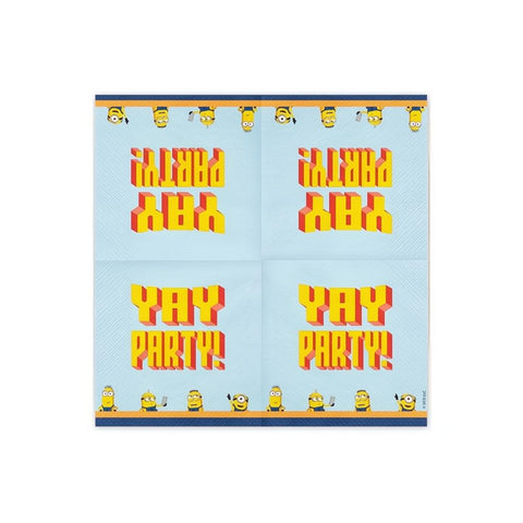 Servietten Minions, 33x33 cm PartyDeco 2