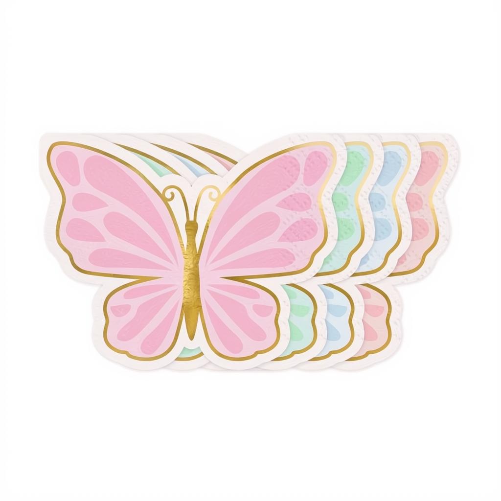 Servietten Schmetterling, 16x12 cm PartyDeco 1