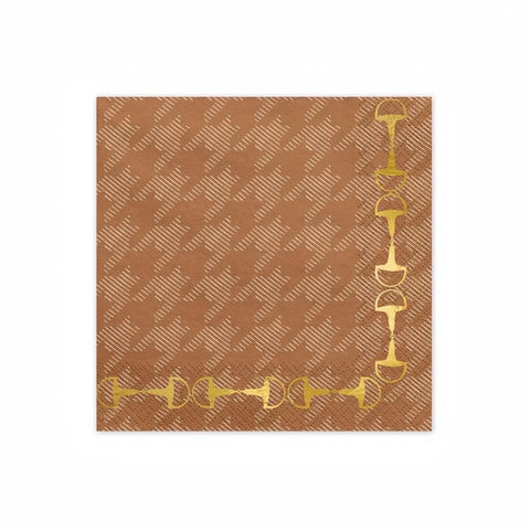 Servietten Steigbügel, 33x33 cm PartyDeco 1