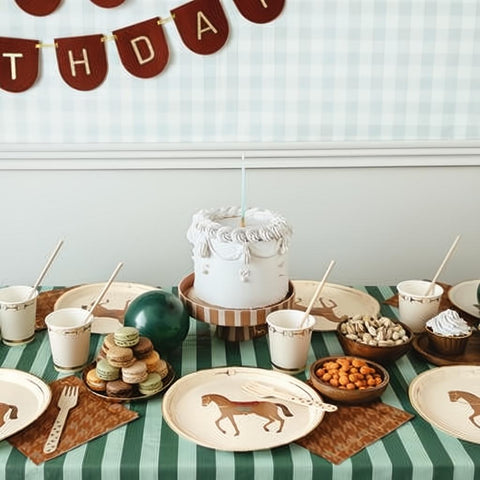 Servietten Steigbügel, 33x33 cm PartyDeco 6